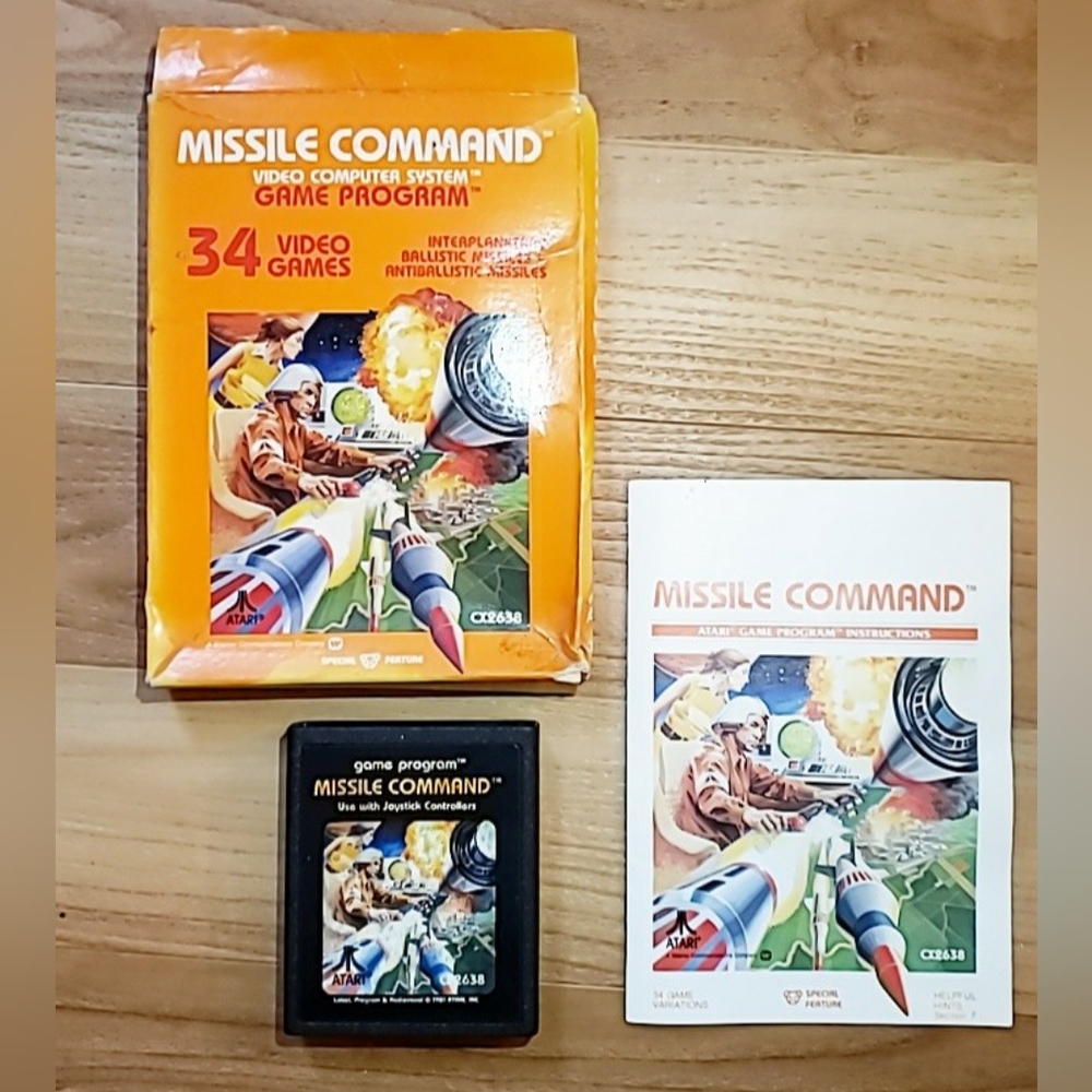MISSILE COMMAND for ATARI VIDEO COMPUTER SYSTEM